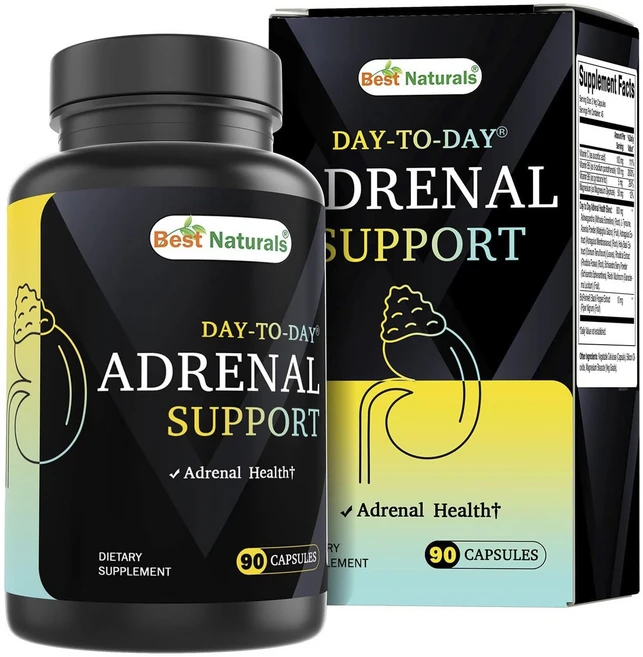 베스트네츄럴스 Day-to-Day 아드레날 서포트 캡슐, 1개, 90정 - 쿠팡