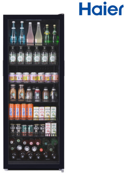 [리퍼] 쇼케이스 냉장고 244L 블랙 (설치배송 / 제주도 도서산간지역 제외), B등급