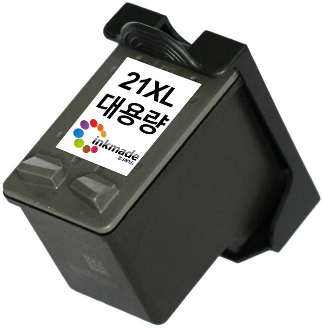 HP21 HP22 재생 잉크 HP21XL HP22XL C9351A C9352A D2430 F380 F370 F2280 F4185 F2235 F2180 F2120, NO.21XL 검정대용량 재생잉크, 1개