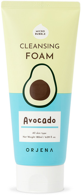 오르제나 스마일 데이 클렌징폼 아보카도, 180ml, 1개