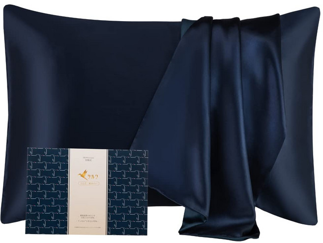 6A 100% 츠루와 실크 베개 커버 클래스 실크 22단 편면 실크 타입 텐셀 봉투식