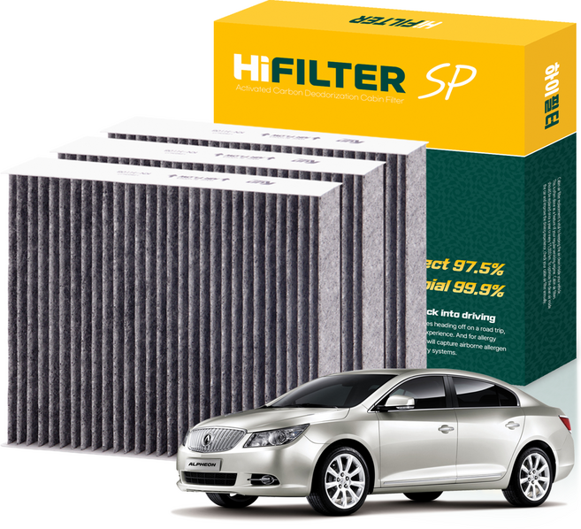 하이필터 쉐보레 알페온 활성탄 자동차 에어컨필터, 3개, 알페온 (VS300) HI-H008