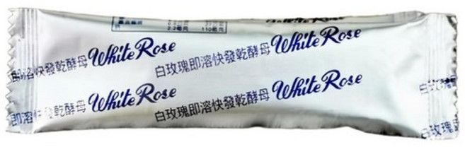 White Rose 即溶快發乾酵母, 1個, 單包12g, 12g