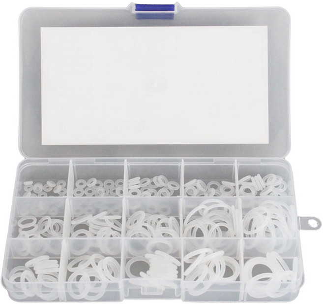 글로비 실리콘 오링 세트 15종 225pcs, 1세트