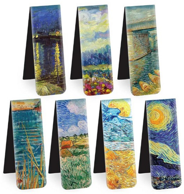 다스몰 빈센트 자석 책갈피 마그네틱 북마크 7종, 1세트, 빈센트(7종)