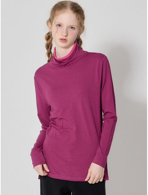 르오트 코튼 터틀넥 티셔츠 5종택일 -사이즈 55 99까지