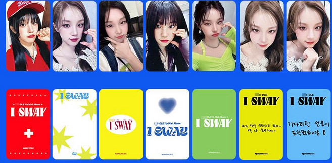 GIDLE 女娃 I SWAY 特典小卡 葉舒華 趙美延 宋雨琦 Minnie, 1個