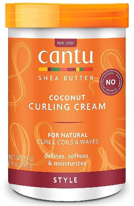 칸투 Cantu 시어버터 헤어 코코넛 컬링 크림 709g, 1개