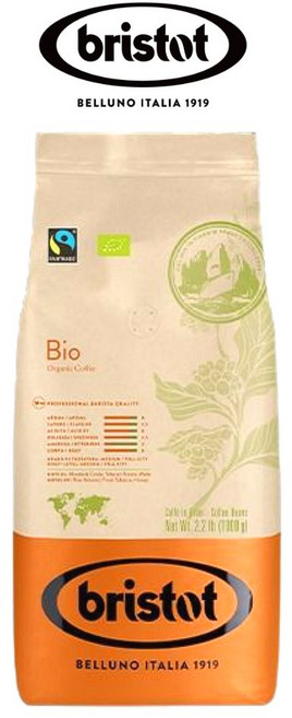 브리스토트 친환경 유기농원두 바이오 BRISTOT BIO - ORGANIC 이탈리아 에스프레소 원두커피 | 미디엄 로스팅 | 1kg 맛있는원두 홀빈 분쇄안함, 1개, 홀빈(분쇄안함)