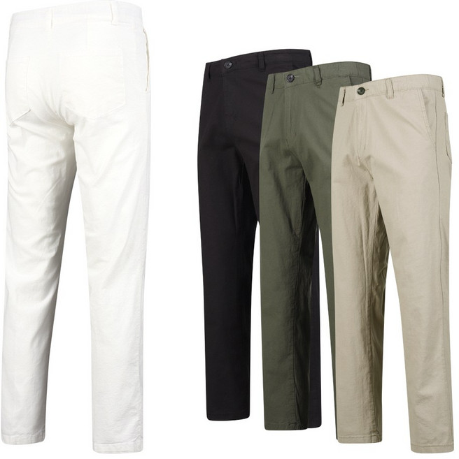 럭스골프 남성 인밴드 린넨 워싱 골프바지 MP25M509