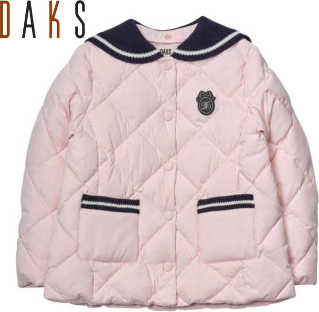 [매장발송]닥스리틀 다운점퍼 중경량 니트카라 가볍고 따뜻한 데일리 신학기 입학식 외출복