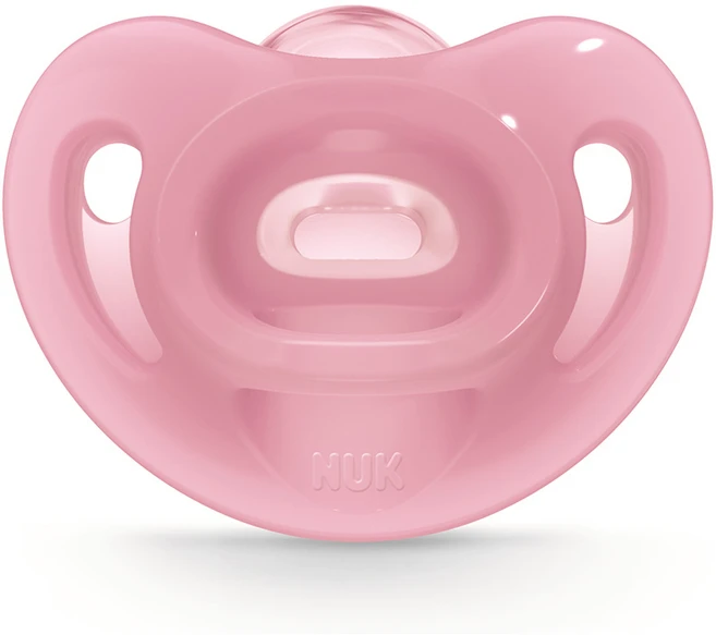 누크 센서티브 노리개젖꼭지, S2(6~18개월), 핑크, 1개 - 쿠팡