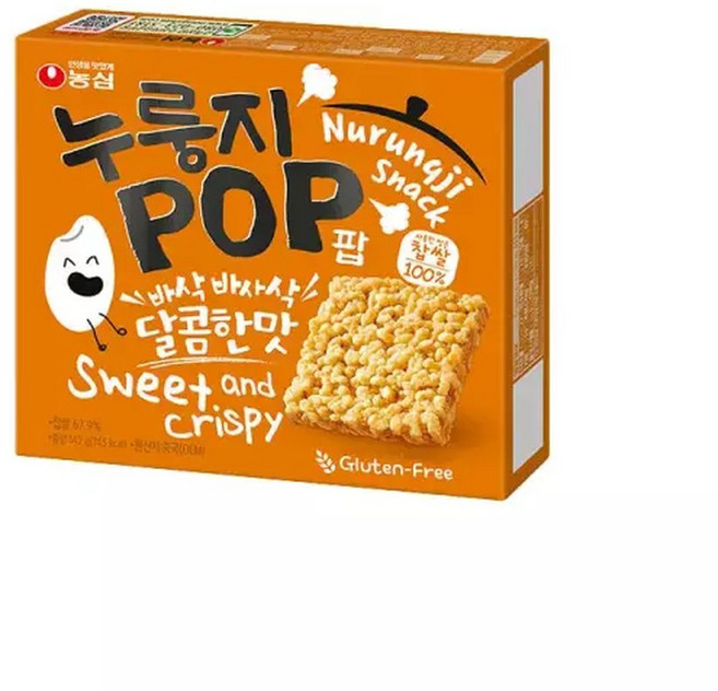 농심 누룽지팝 142g 3개입 배송, 3개