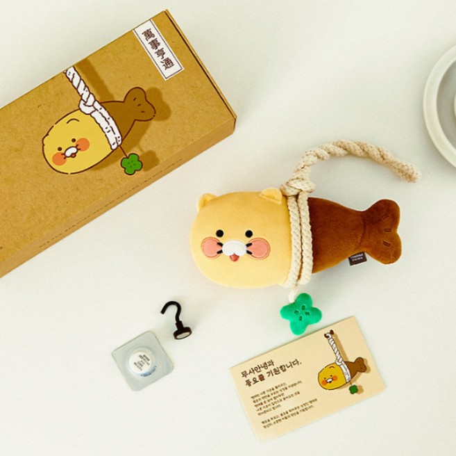 카카오프렌즈 액막이 명태 춘식이, 1개, 브라운, 27cm