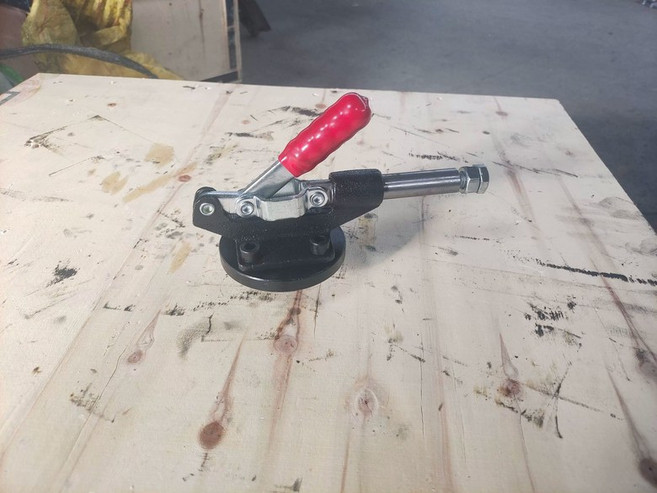 3D 용접테이블 작업대 눈금자 도구 지그 클램프 선반, 1개, 원판 밀기 빠른 클램프 TT 304, 기본 색상