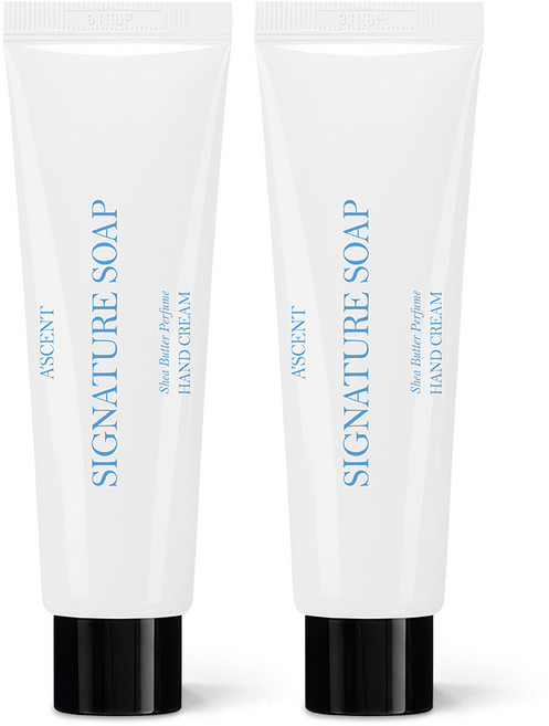 에이센트 퍼퓸 핸드크림 핸드로션 시어버터 보습 향기로운 선물 시그니처솝, 2개, 50ml