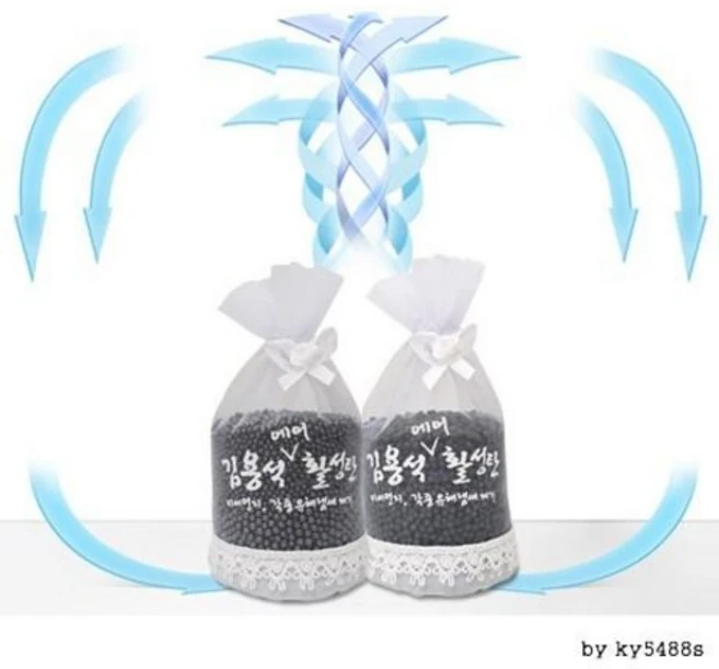 김용석 에어활성탄 400g 제습제 탈취제 새집증후군 유해냄새 반영구, 1개 - 쿠팡