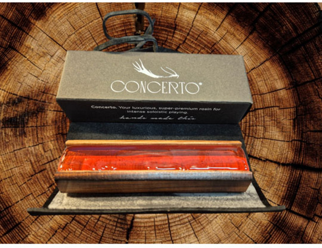 바이올린 레더우드 콘체르토 (Concerto) 송진, 1개, 블랙