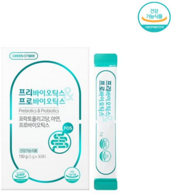그린스토어 프리바이오틱스&프로바이오틱스 유산균, 150g, 1박스