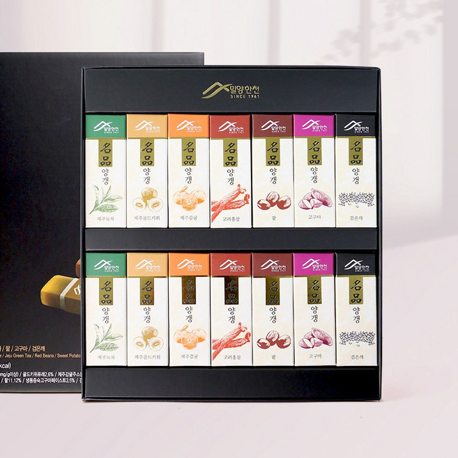 밀양한천 명품 양갱 프리미엄 선물세트 2호, 630g, 1개