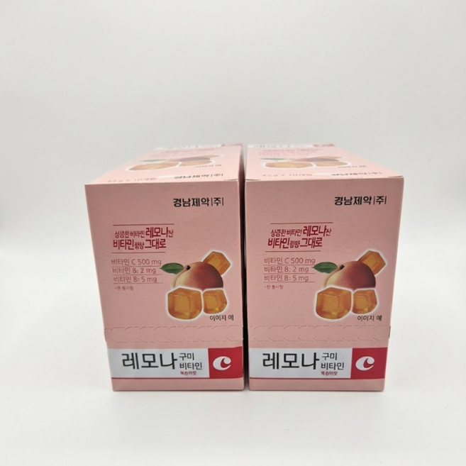 경남제약 레모나구미 복숭아맛 온가족 구미 비타민C, 20개, 43g