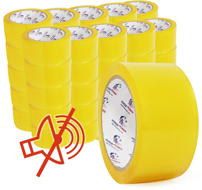 홀스파워 무소음 OPP 투명 박스테이프 48mm x 40m, 50개