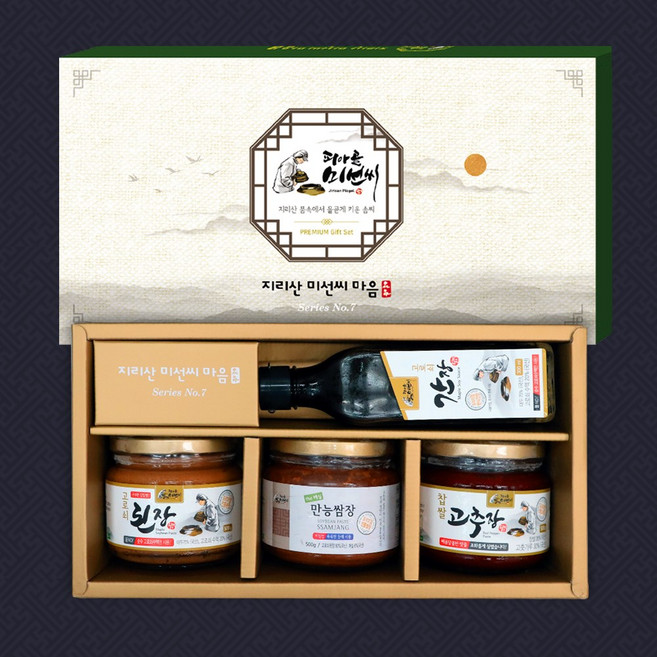 피아골미선씨 프리미엄 선물세트 10호/장류4종 세트, 1세트, 1.8kg