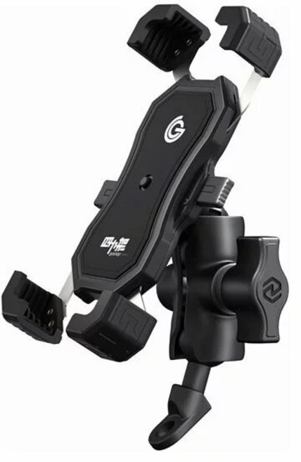 GC 軍規級 導航架 後照鏡 GC01, 四力架 2 Pro（無充電／矽膠減震版）, 四力架 2 Pro（無充電／矽膠減震版）