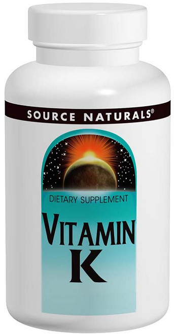 SOURCE NATURALS 維他命K錠, 200顆, 1罐