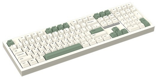 (SPM) 유 무선 블루투스 기계식 키보드 SPM PL108W ARA 베이지 / 몽돌 화이트