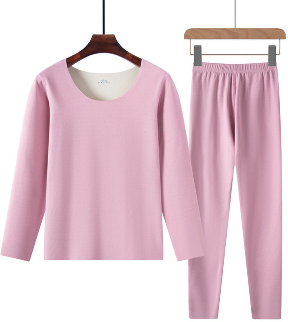 무흔 AB면 보온 세트 남성 속옷 양면 벨벳 여성 내복 베이스 레이어 기모 두꺼운 가을 옷 가을 바지