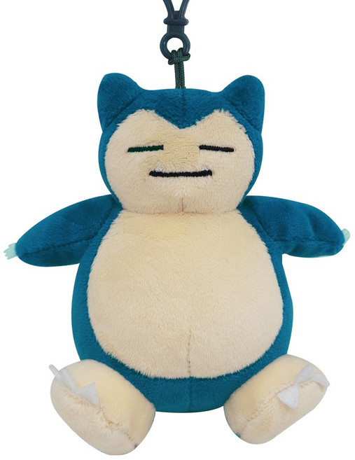 포켓몬 잠만보 가방고리 인형 13cm 캐릭터 키링, 1개, 혼합