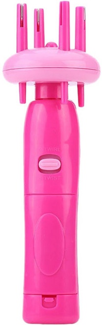 여성 휴대용 전동 자동 DIY 헤어스타일 도구 땋은 기계 헤어 위브 롤러 트위스트 브리더 장치 키트, 1개