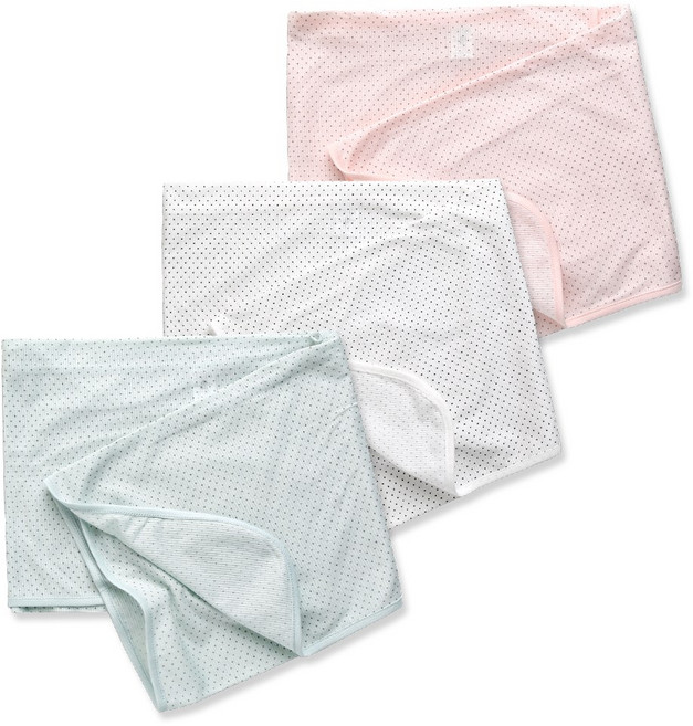 그린베베 국내생산 신생아 여름용 스몰도트 쟈가드 속싸개