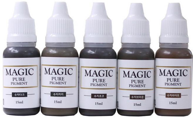 임뷰티 뉴매직 퓨어 수지색소 엠보 머신 겸용 반영구재료 색소, 1개, 초코브라운