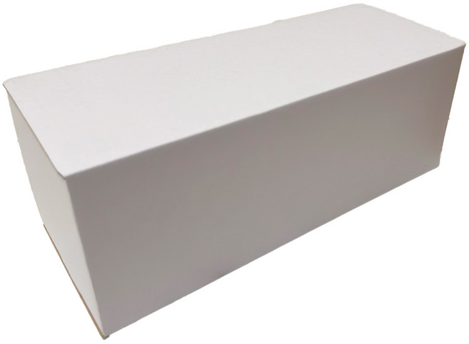 純色禮品包裝盒 簡約設計, 白色, 1個