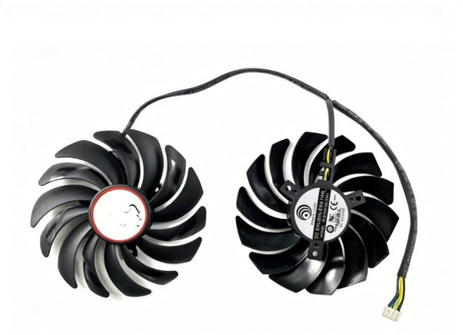 AKUYAO 95mm 4PIN PWM PLD10010B12HH PLD10010S12HH Graphics Card GPU Cooling Fan for MSI RX470 RX480, AKUYAO 95mm 4PIN PWM PLD10010B