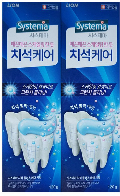 치석 케어 치약 프라그 덴탈케어 구강 시스테마 치약 건강