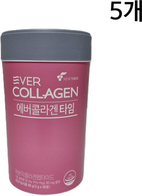 뉴트리 에버 콜라겐 저분자 콜라겐 펩타이드 타임 (50g*30포) 2 - 6개월 상세페이지참조, 90g, 5개