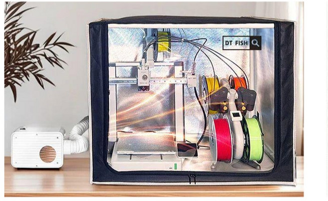 뱀부랩 A1 단열 커버 챔버 밀폐 MINI 3D 방습 방진 배기세트 열차폐 콤보 프린터 차단, 에이원미니의 커버 배기 조명 건조기