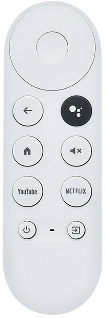 2020 구글 크롬캐스트 4K HDTV용 G9N9N Bluetooth 음성 리모컨 액세서리(리모컨만 해당), 1개