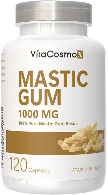 VitaCosmoX 비타코스모엑스 매스틱검 매스틱 검 Mastic Gum 1000mg, 1개, 120정