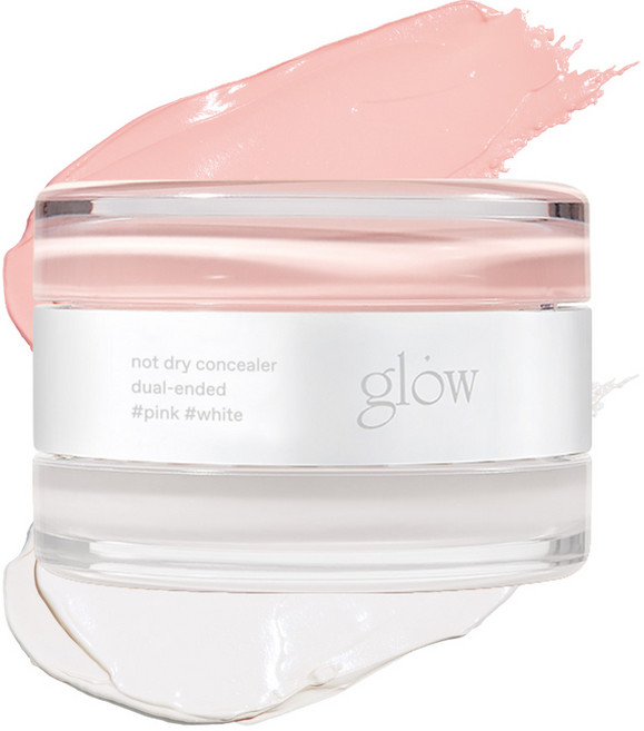 글로우 낫 드라이 컨실러, 1개, #핑크 #화이트