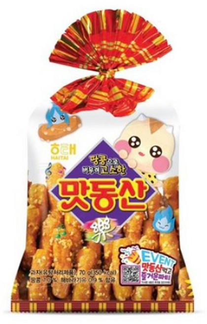 해태제과 맛동산, 70g, 6개