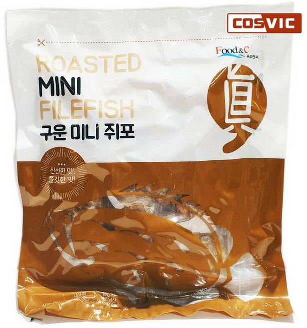 [코스빅몰] 푸드앤씨 구운 미니 쥐포 400g, 1개, 단품