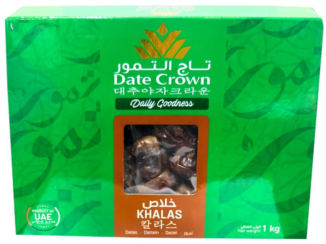 Date Crown (KHALAS), 1개, 1kg