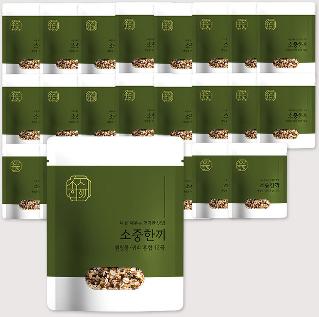 소중한끼 슈퍼푸드 건강잡곡 렌틸콩 귀리혼합12곡, 100개