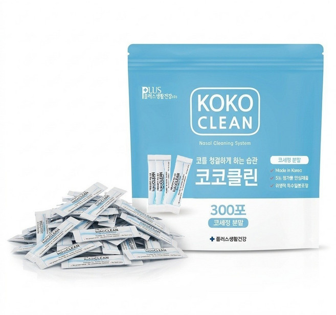 코코클린 코세척기용 대용량 리필분말 300포, 1세트