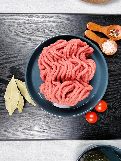 정육1번가 한우 암소 다짐육 이유식 아기소고기 유아식 아기반찬 돌아기 2번분쇄 초기 중기 후기 고단백 300g내외, 1개