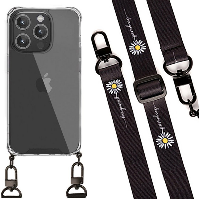 애플버니 360도 회전 탈부착 스트랩 휴대폰 케이스